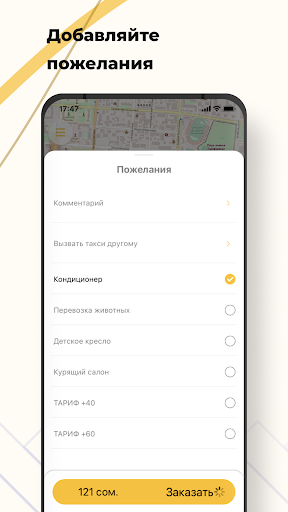SMS Taxi Screen 2