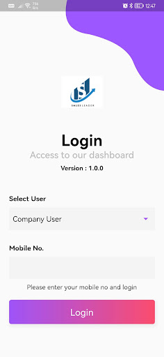 Android application Sales Leader screenshort