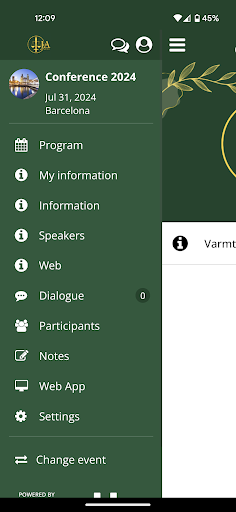 Android application JiA-Dagarna 2024 screenshort