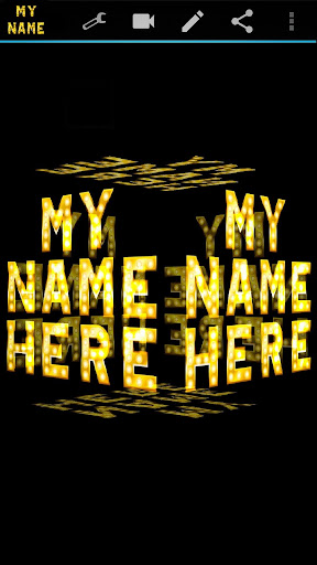 تطبيق 3D My Name Live Wallpaper برو5