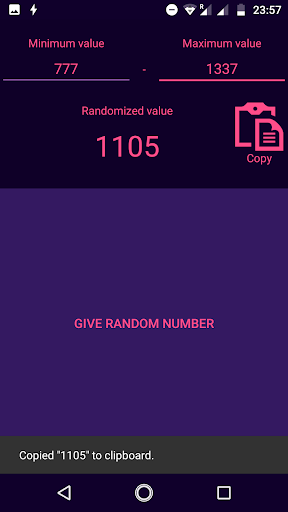 randomiZer Screen 2