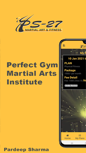 Android application ps27gym screenshort