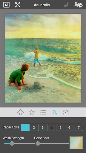 Screenshot of Aquarella