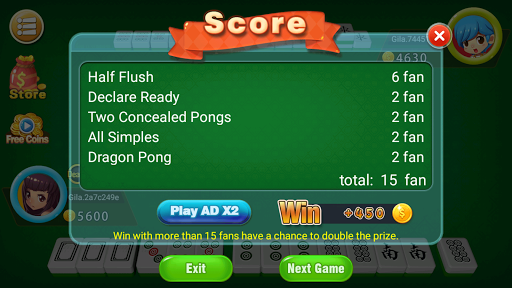 Mahjong 2P: competition screenshots 2