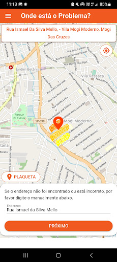 Android application Mogi Iluminada screenshort