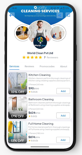 Android application Fixyng: All Demand Services screenshort