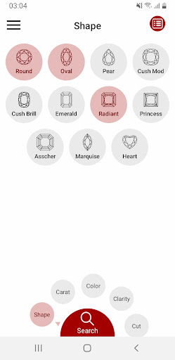 Android application Hana Diamonds screenshort