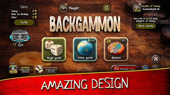 Backgammon screenshots 1