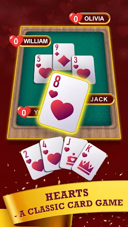 Game screenshot Hearts: Classic Card Game Fun mod apk