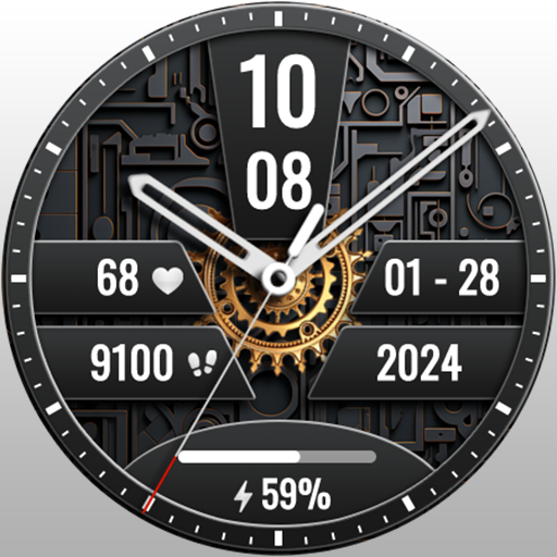 MJ127 Aviation Animated Gear logo