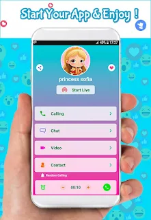 fake video call with princess