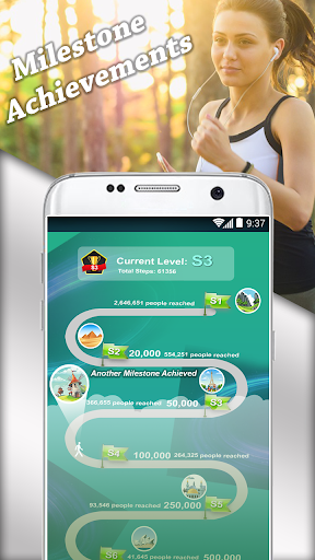 Fácil Paso Mostrador-Caloría Mostrador, Podómetro