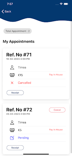 Android application Timea Glanworth screenshort
