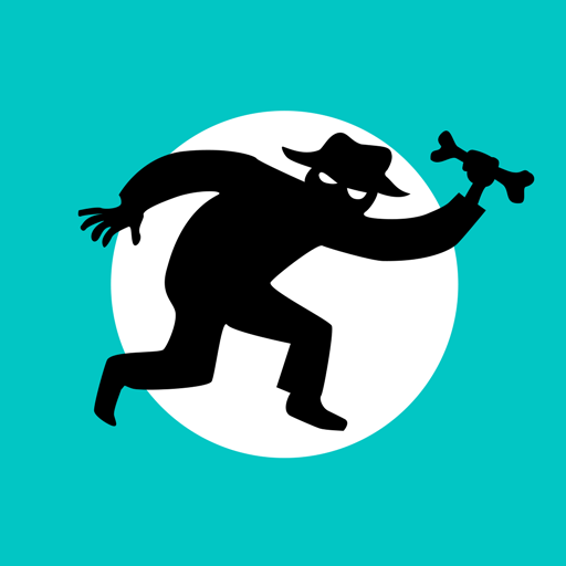 Le voleur dos logo