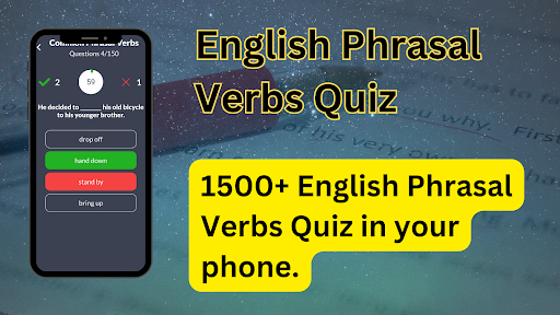 Android application English Phrasal Verbs Quiz screenshort