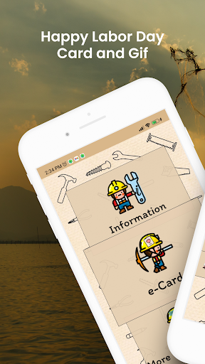 Happy Labor Day card  gif