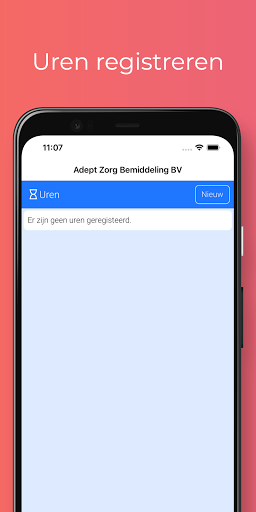 Android application Adept Zorg Bemiddeling BV screenshort