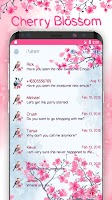 screenshot of Pink sakura flowers