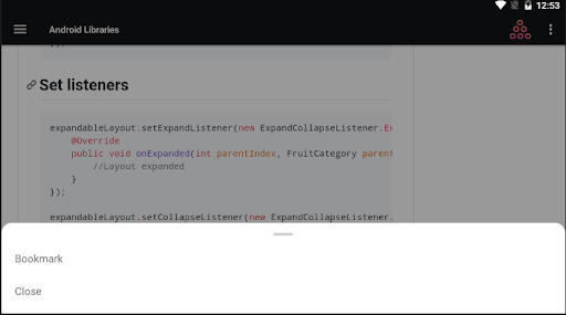 Screenshot of Cool Android Libraries