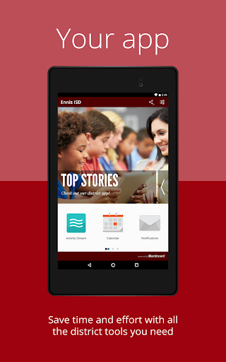 Android application Ennis ISD screenshort