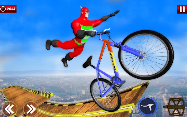 #3. Super Spider Hero Cycle stunts (Android) By: Gamporium