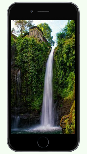 Aesthetic Waterfall Wallpaper