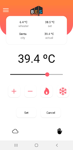 BES Heat Pump Controller Screen 2