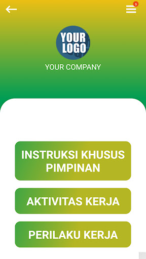 Android application Codinglab Kinerja screenshort