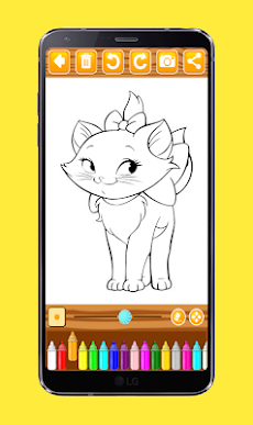 Cute Kitty Drawing and Colorinのおすすめ画像4