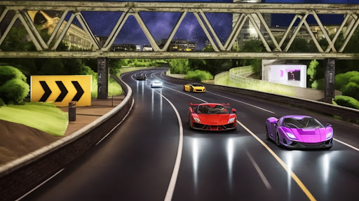 Android application Car Racing Master Midnight screenshort