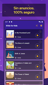 Captura de Pantalla 2 Bíblia para niños. Cuentos 0+ android