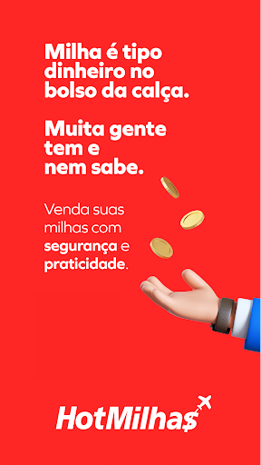 Android application HotMilhas: Negocie suas milhas screenshort