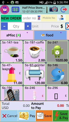 Android application MaitBiz POS - Sales, Stock, BI screenshort