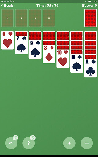 Solitaire: Klondike, Spider Screen 2