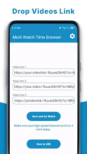 Multi Watch Time Browser