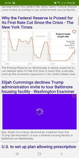 Android application Global Mailer (News App) screenshort