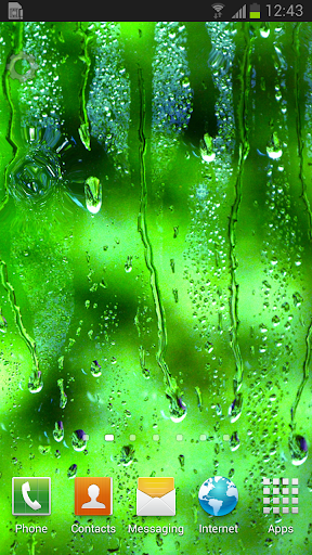 Android application Rain Live Wallpaper screenshort