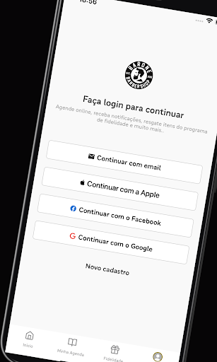 Android application Barbearia Barone screenshort