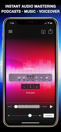 Android application AudioMaster Pro: Mastering DAW screenshort