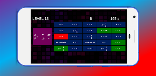 Equation Bingo (Mathematics)