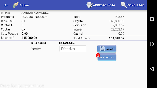 HS Prestamos App - Hidalsoft Screen 3