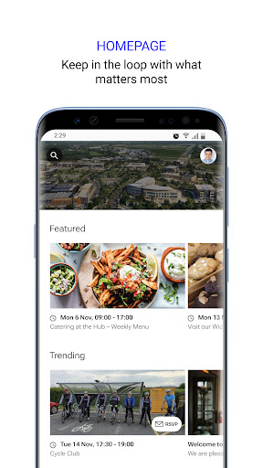 Android application MIRATechPark screenshort