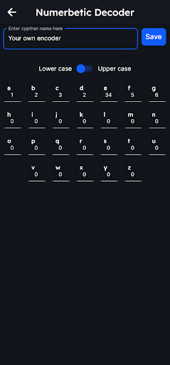 Numerbetic Decoder Screen 2