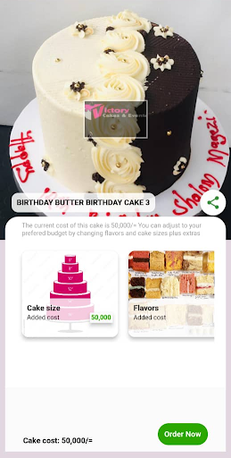 Victory Cakes Screen 3