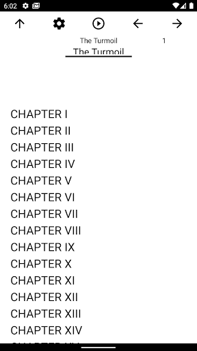 Android application Book, The Turmoil screenshort