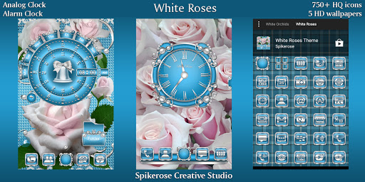 White Roses theme Screen 2