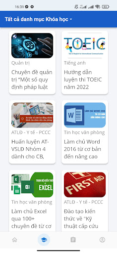 Android application SNP Elearning screenshort