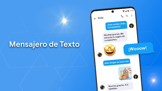 Captura de Pantalla 15 Mensajes: App de Texto SMS android