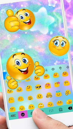 Pastel Galaxy Colors Theme Screen 2