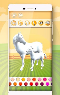 Horse Coloring Book 3Dのおすすめ画像1